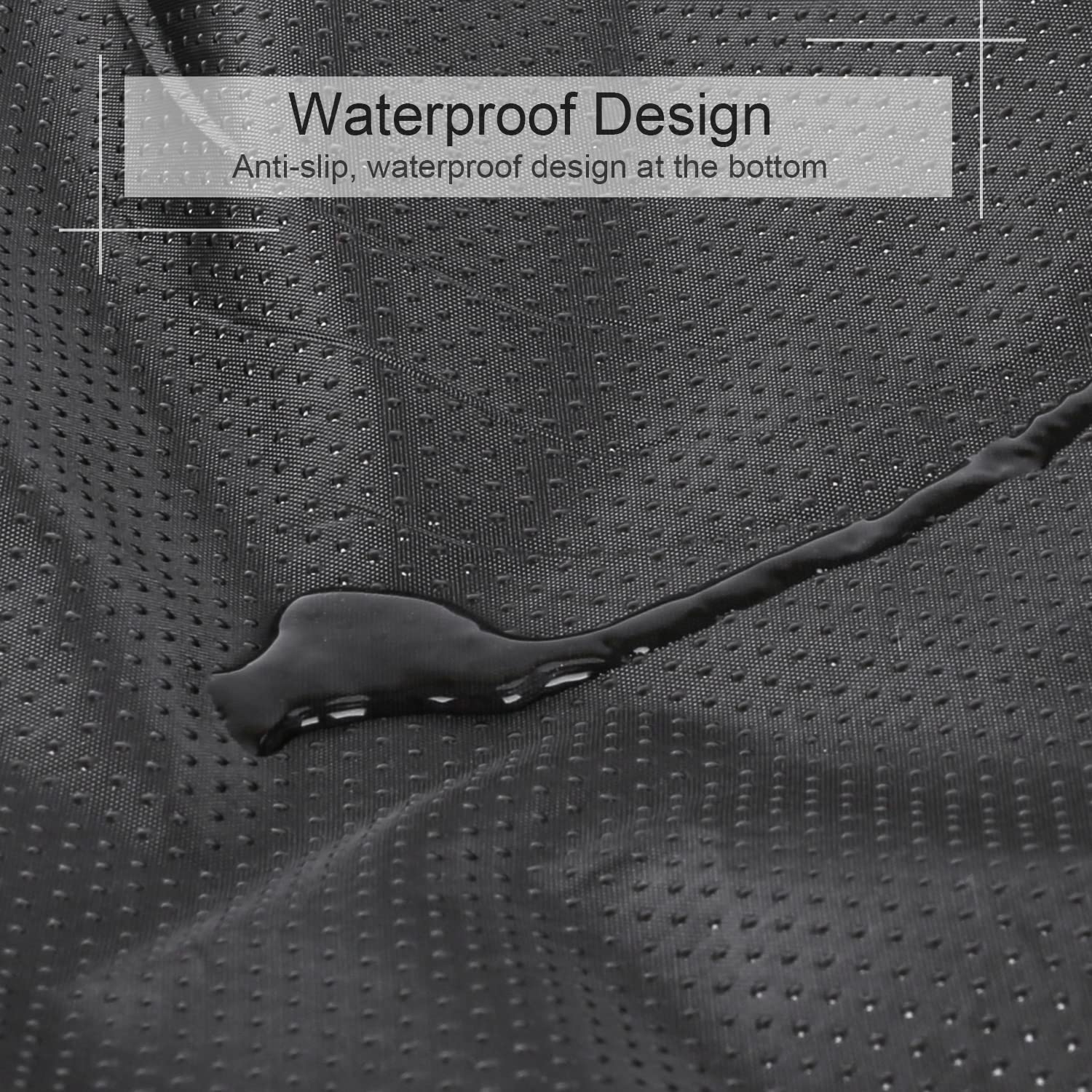 DogBaby Cama Donut Peluche: base impermeable para limpieza más fácil.