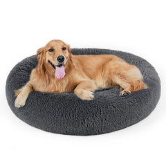 DogBaby cama-perro-gato-donut-peluche, refugio suave para descansar y acurrucarse.