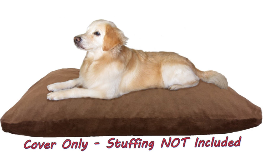 Dogbed4less lavable a máquina denim marrón, mantenimiento sencillo.