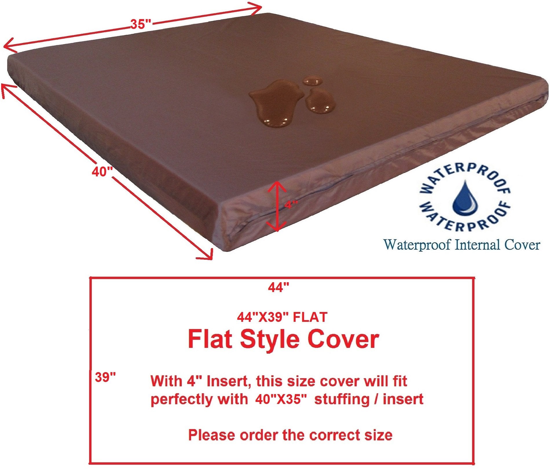 Dogbed4less tejido impermeable de doble cara para mayor protección.