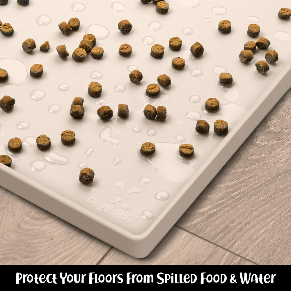 DogBuddy alfombrilla alimento perro tamaño XS, perfecto bajo un cuenco.