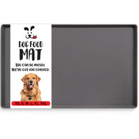 DogBuddy alfombrilla impermeable para comederos, evita derrames en el suelo.
