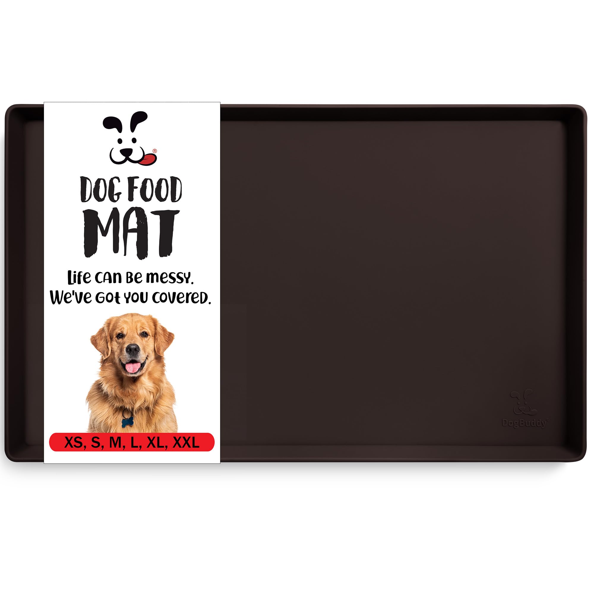 DogBuddy alfombrilla impermeable para comida y agua protege el suelo
