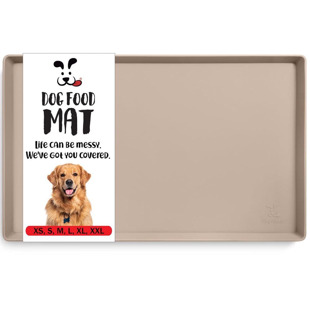DogBuddy Almohadilla de alimento para perros en silicona antideslizante, ideal para tazones grandes