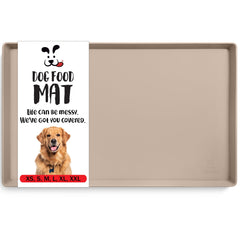 DogBuddy Almohadilla de alimento para perros en silicona antideslizante, ideal para tazones grandes