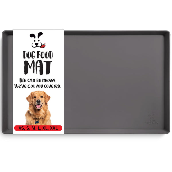 DogBuddy almohadilla para comida de perro, bordes altos, ayuda a contener derrames.