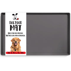 DogBuddy almohadilla para comida de perro, bordes altos, ayuda a contener derrames.
