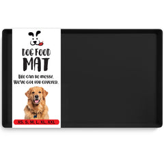 DogBuddy mat de comida para perros de silicona, resistente y fácil de limpiar.