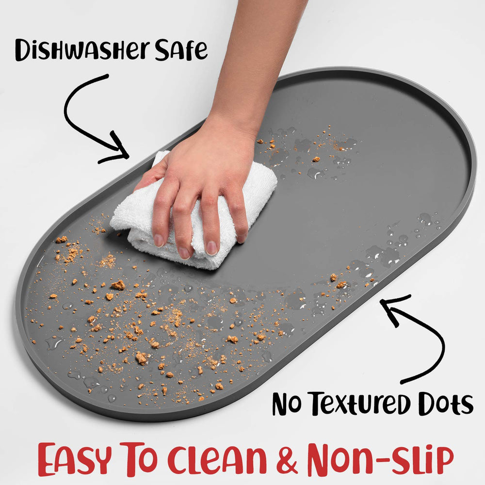 DogBuddy mat para varias mascotas cuida cuencos y pisos.