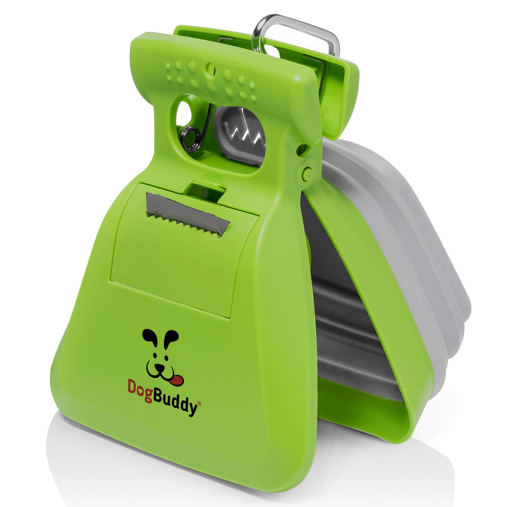 DogBuddy Pooper Scooper tamaño grande, facilita la limpieza durante paseos.