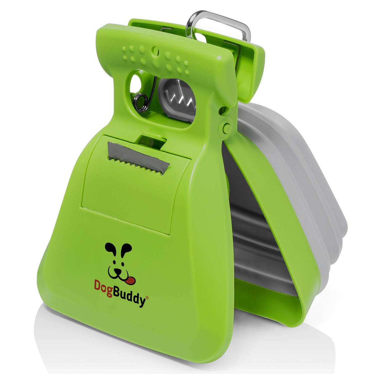 DogBuddy Pooper Scooper tamaño grande, facilita la limpieza durante paseos.