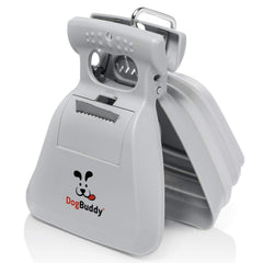 DogBuddy recogedor de excrementos portátil para paseos limpios