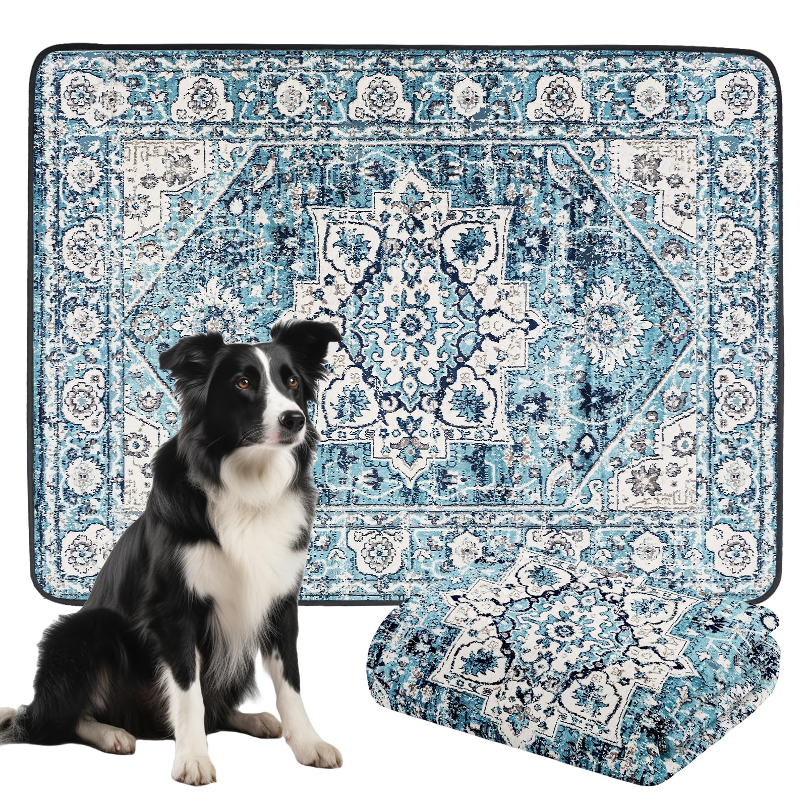 Dogcator almohadillas lavables para perros con alta absorbencia, ideales para entrenamiento diario.