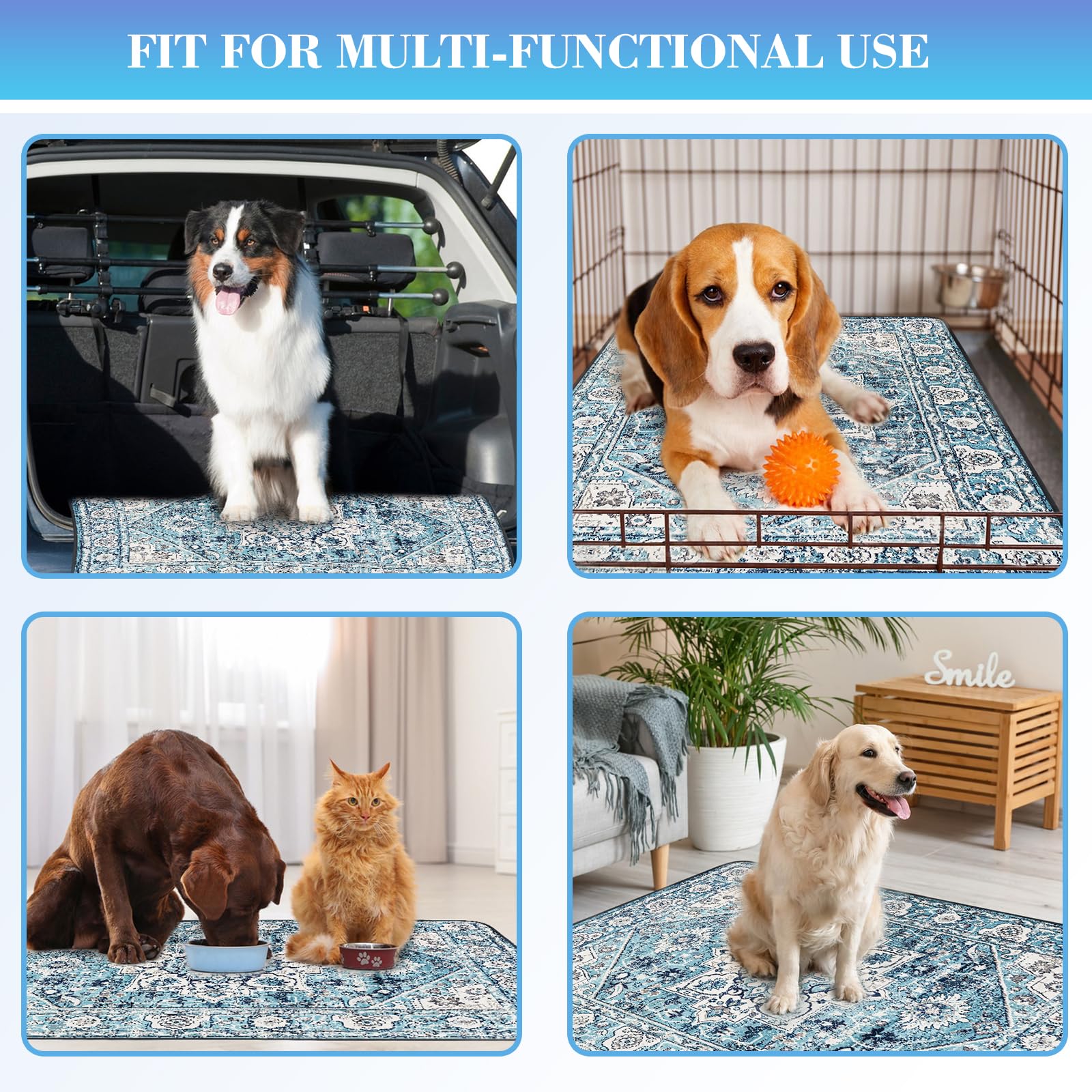 Dogcator pad lavable a máquina, lavado fácil y rápido