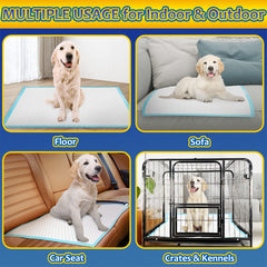 Dogcator pads de alta absorción, duraderos para estancias largas.