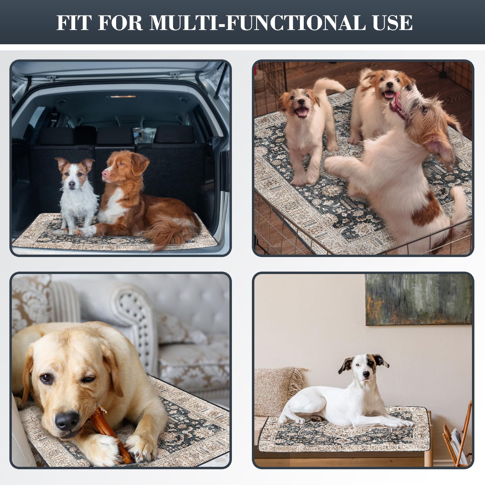 Dogcator perfecto para jaula, coche y áreas de juego.