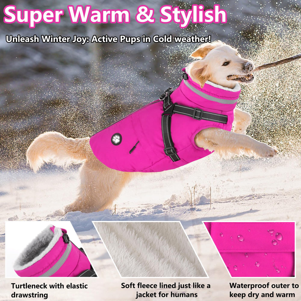 Dogcheer abrigo con bolsillos traseros para llevar llaves y bolsas.