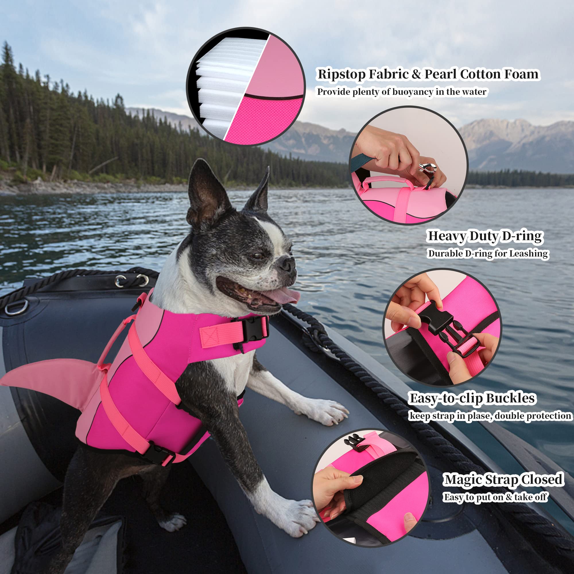Dogcheer chaleco con ajuste en cuello y vientre para un encaje cómodo.