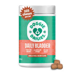 Doggie Dailies Cranberry frenta de la botella, fácil de administrar a perros