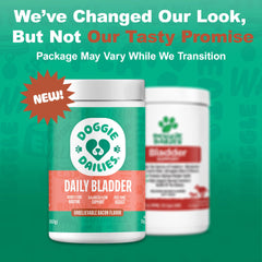Doggie Dailies Cranberry masticas sabor tocino, close-up, sabor que atrae a perros