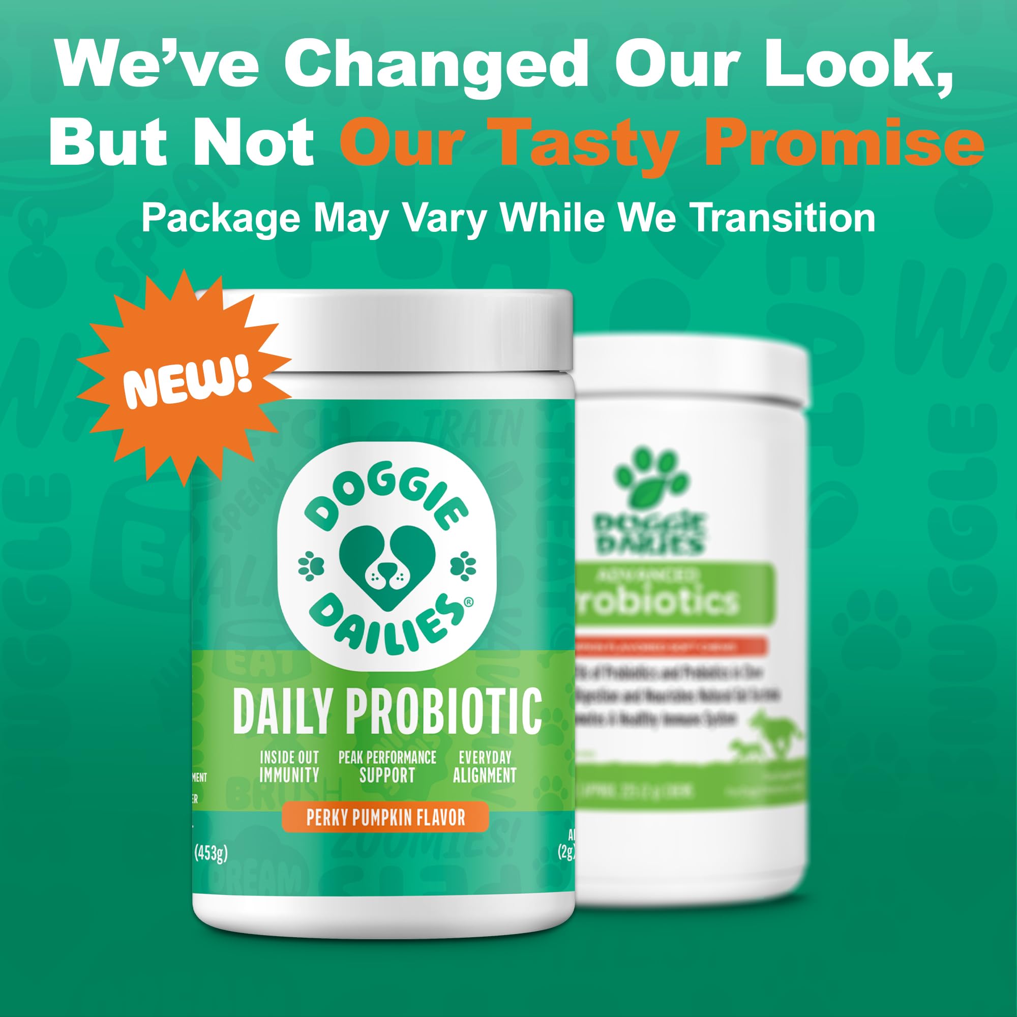 Doggie Dailies Probióticos, formato suave agradable al paladar