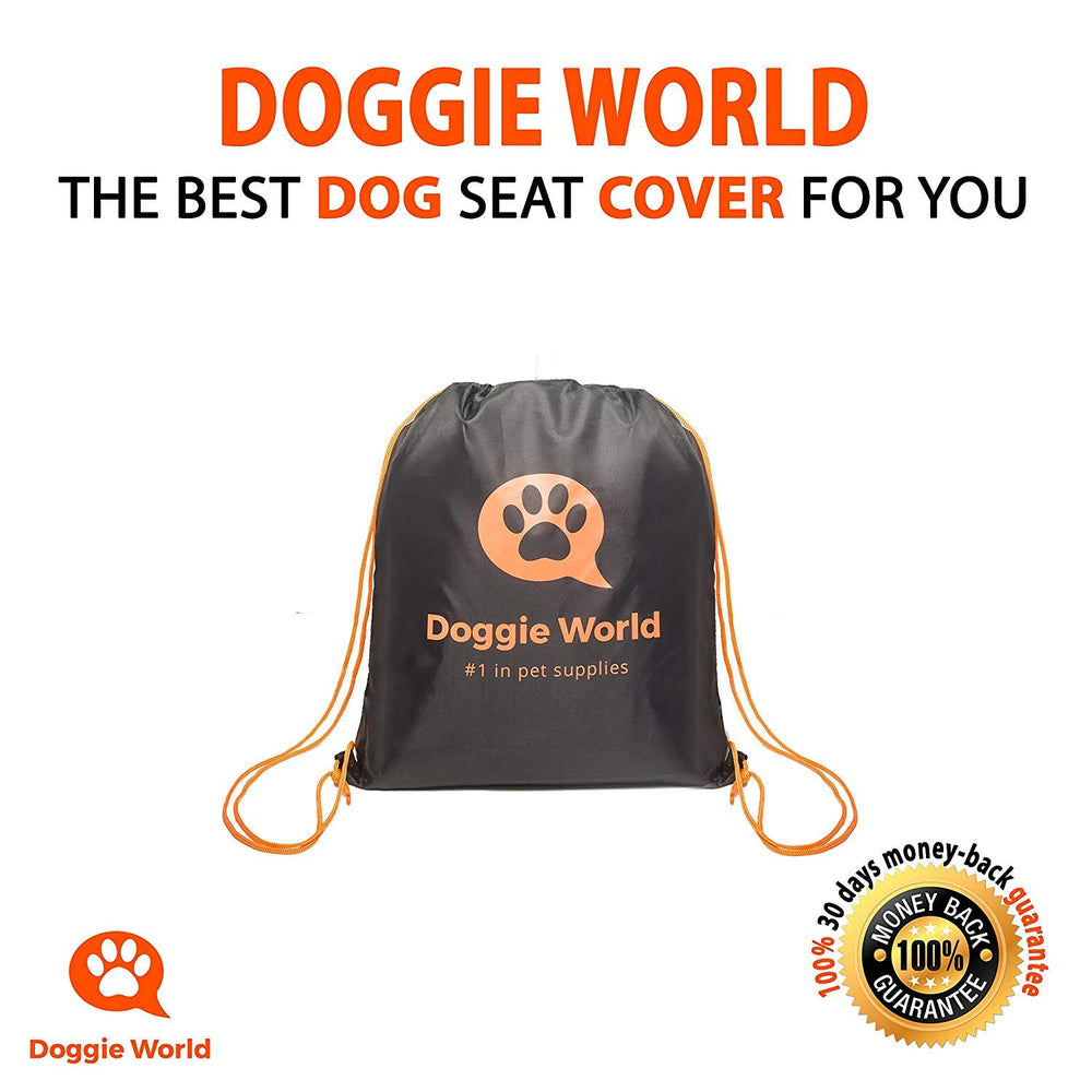 Doggie World Anclajes para reposacabezas y asientos mantienen la funda segura.