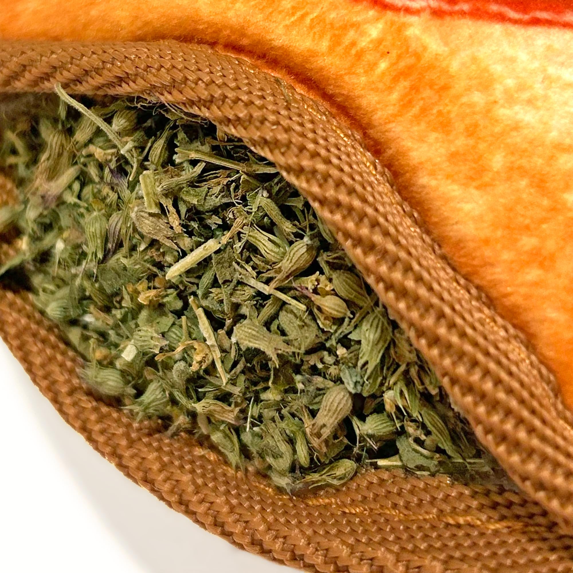 Aroma suave y juego prolongado con juguete interactivo Doggijuana en casa.