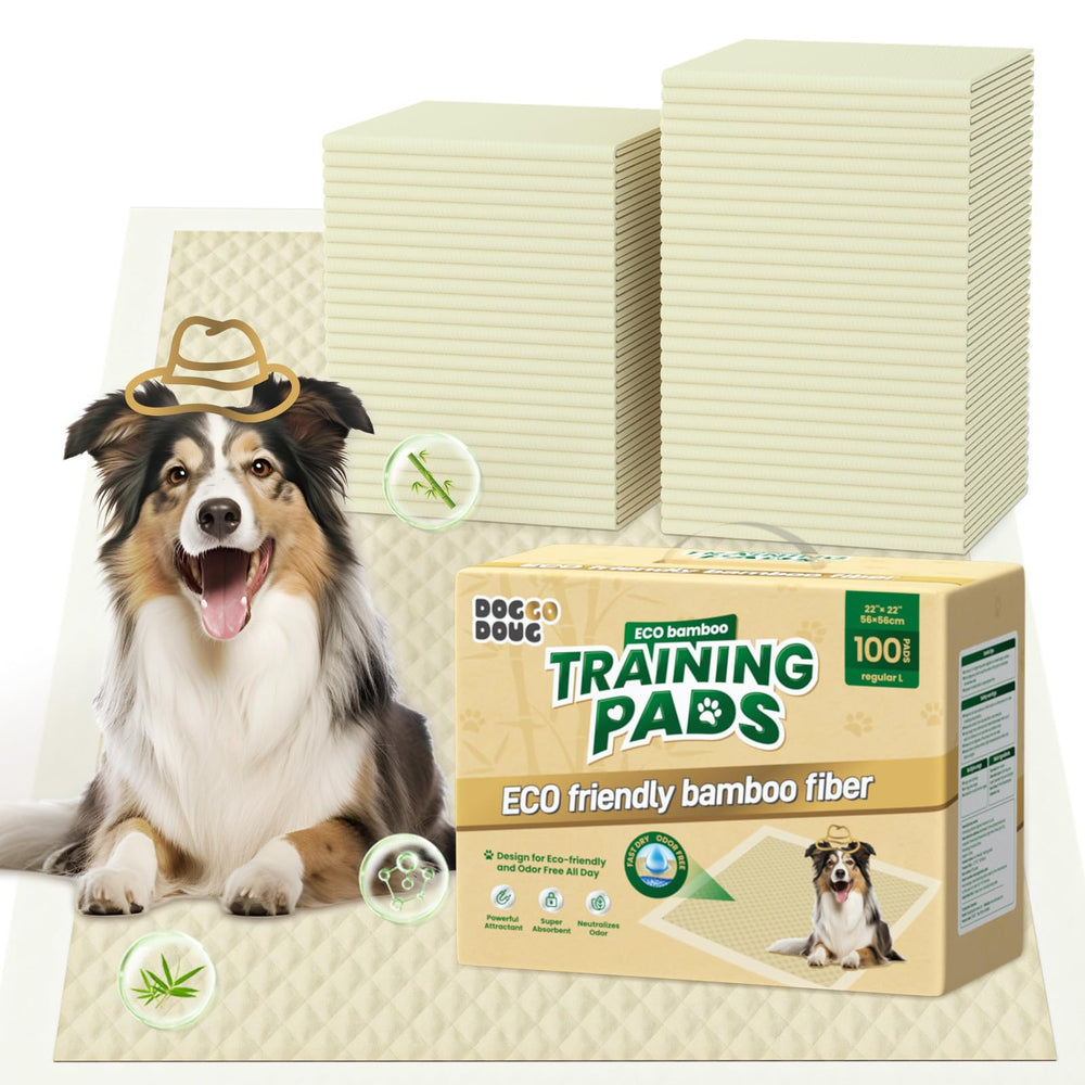 Pañales DOGGO DOUG de bambú para entrenamiento, ideal para entrenamiento limpio