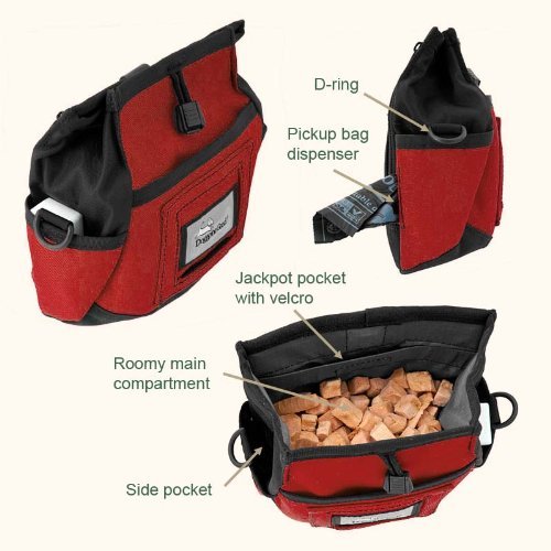 Doggone Good bolsillo-delantero con Velcro para artículos pequeños