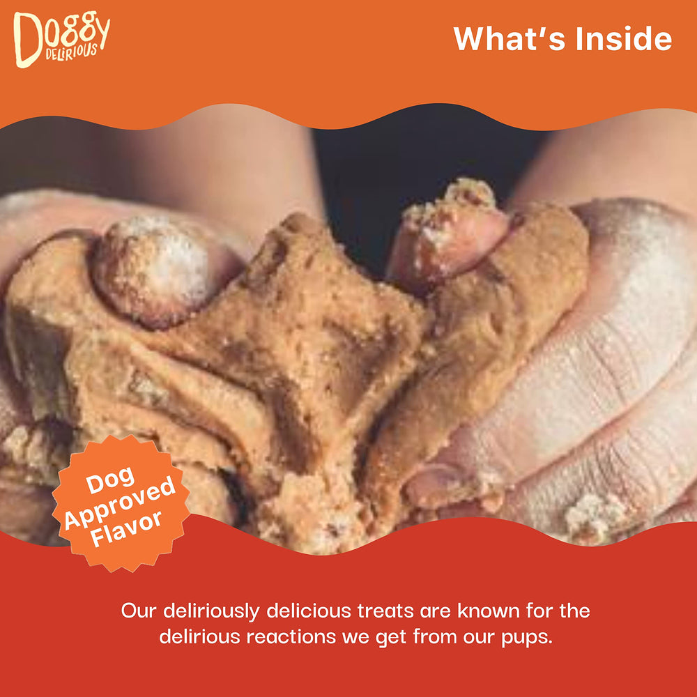 Doggy Delirious sabor pavo manzana para perros curiosos