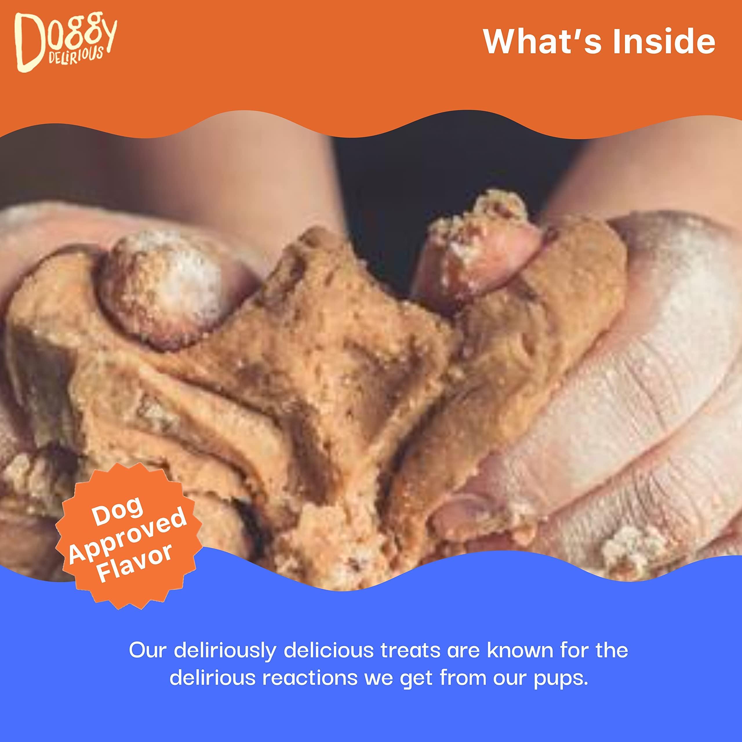 Doggy Delirious pavo ahumado con manzana, combinación atractiva para perros activos.