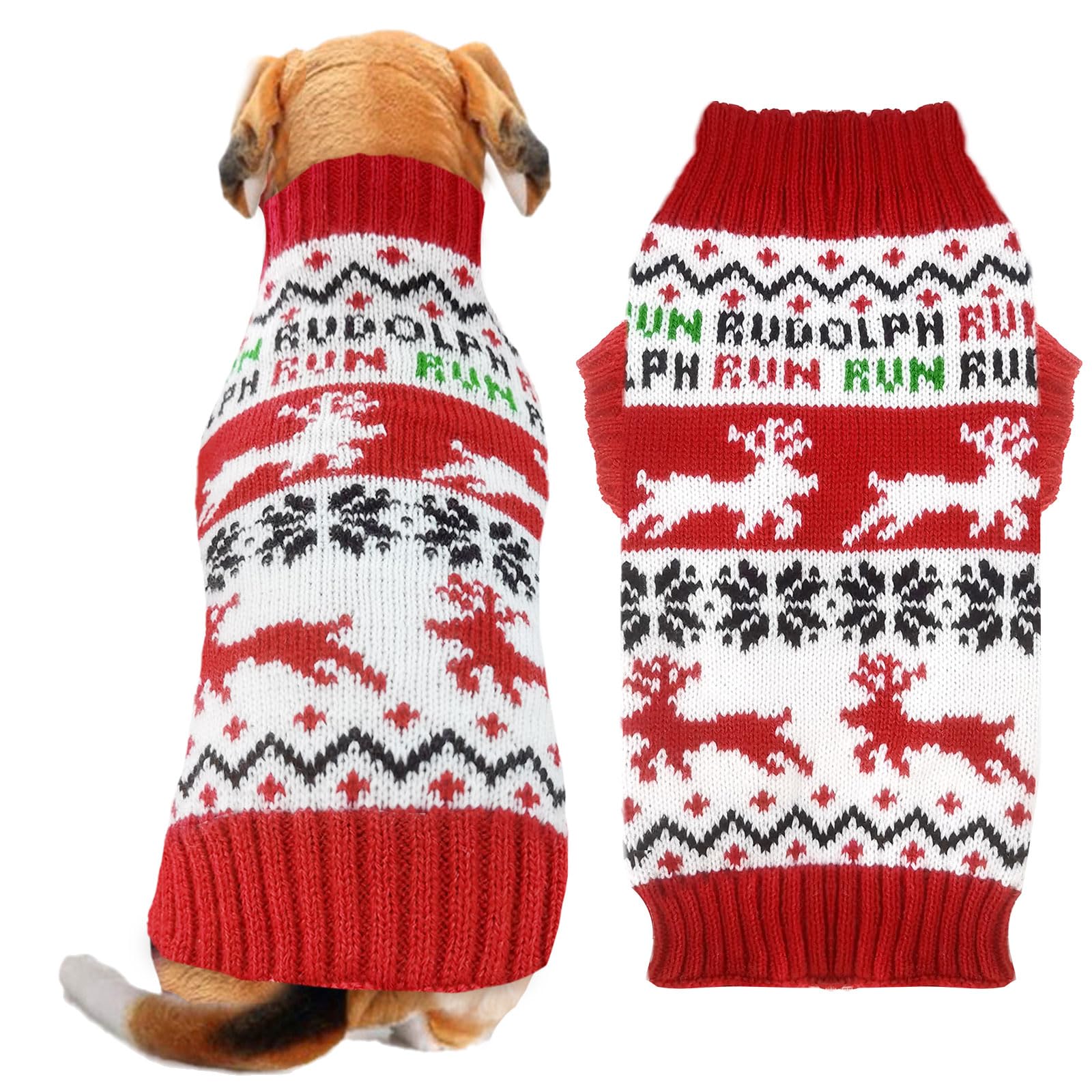 DOGGYZSTYLE sudadera navidad para perro con ciervo, ideal para lucir en fiestas.