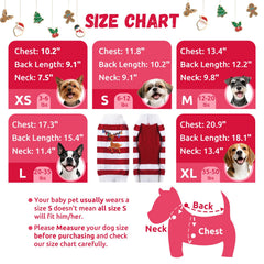 DOGGYZSTYLE vestimenta navideña para razas pequeñas y medianas, perfecta para fiestas.