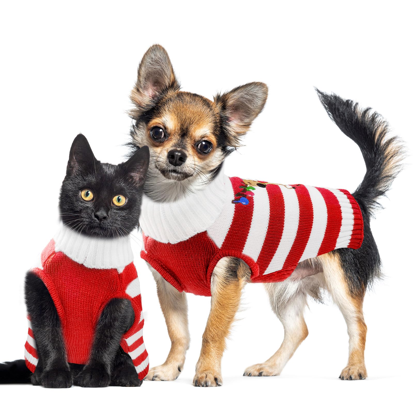 DOGGYZSTYLE sudadera de punto suave para perro, fácil de poner y cómodo en clima frío.