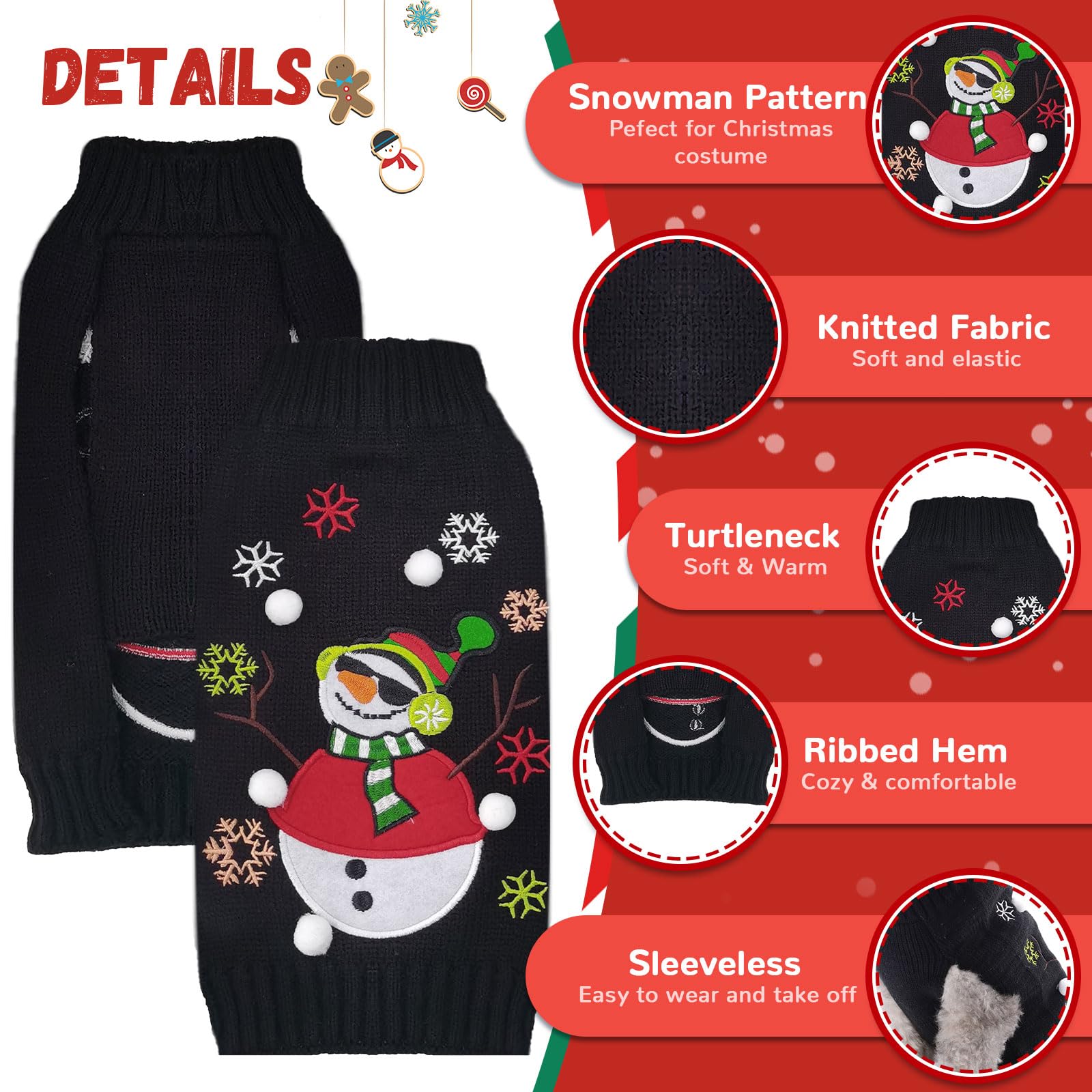 Doggyzstyle sudadera detalle cosido, duradera y fácil de poner.