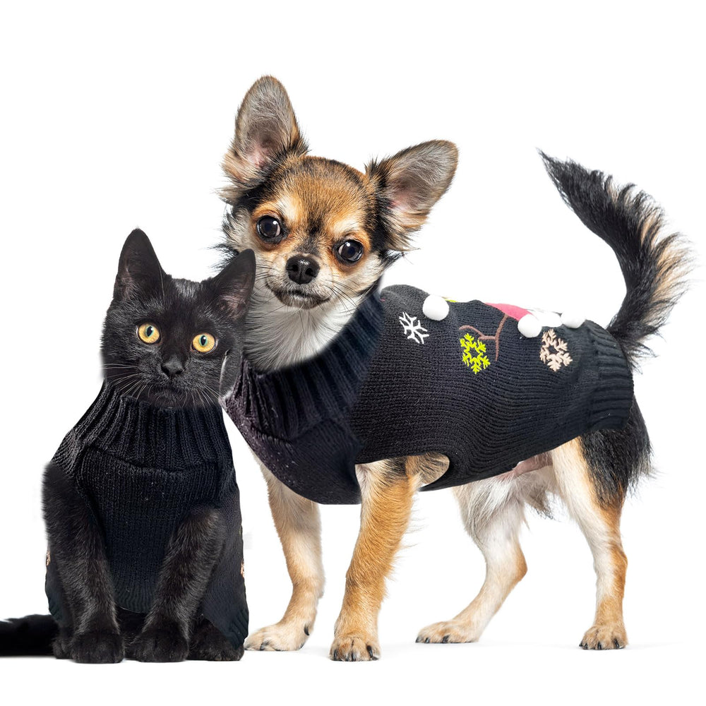 Doggyzstyle sudadera navidad, tejido suave para comodidad en paseos invernales.