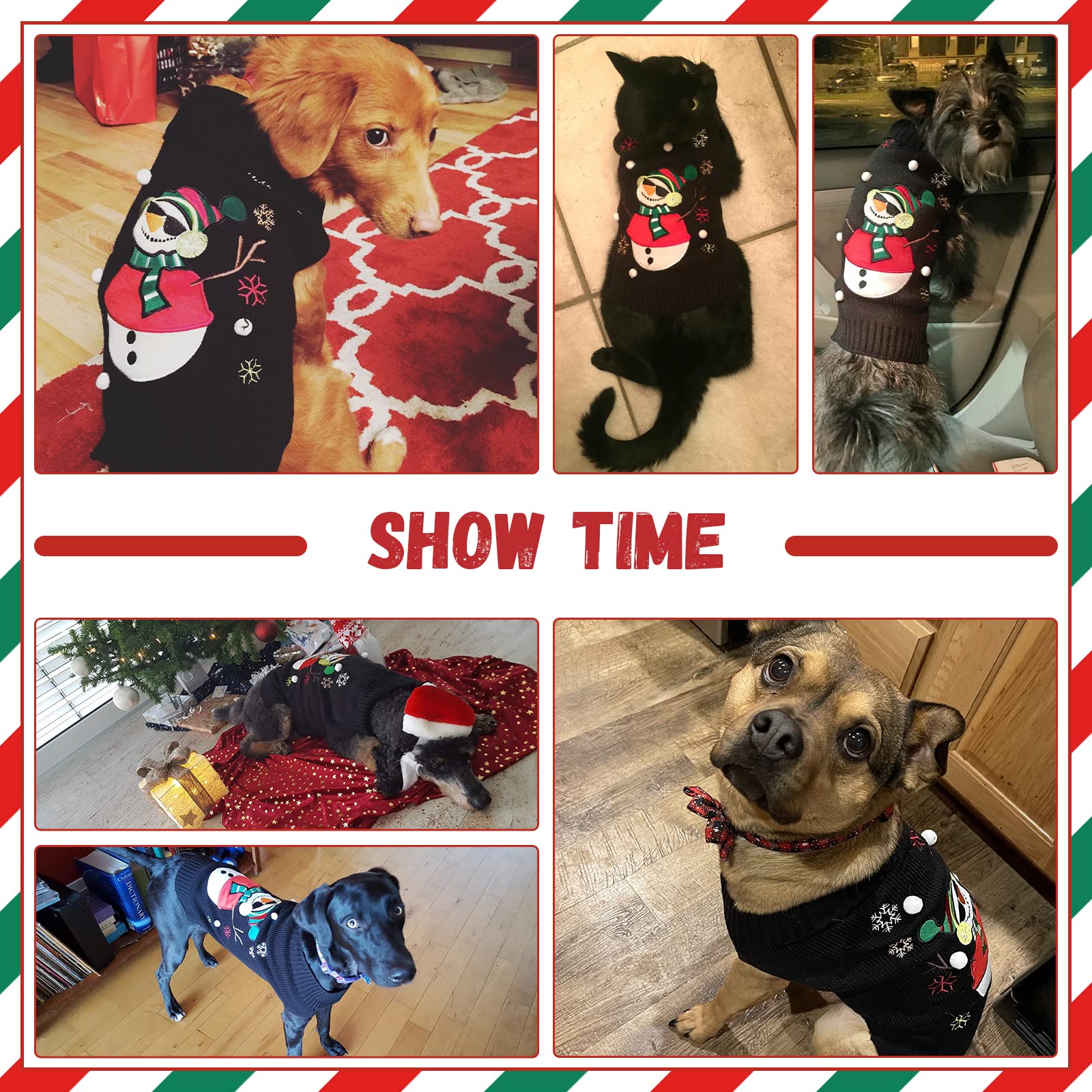 Doggyzstyle sudadera lista para regalo navideño, añade encanto festivo.