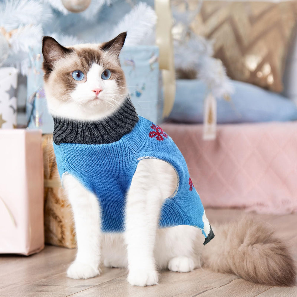 DOGGYZSTYLE sueter navideno para uso diario, mantiene a tu mascota abrigada
