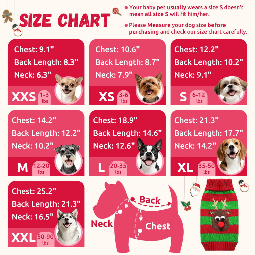 DOGGYZSTYLE suéter navideño de punto: perfecto para fiestas y fotos.