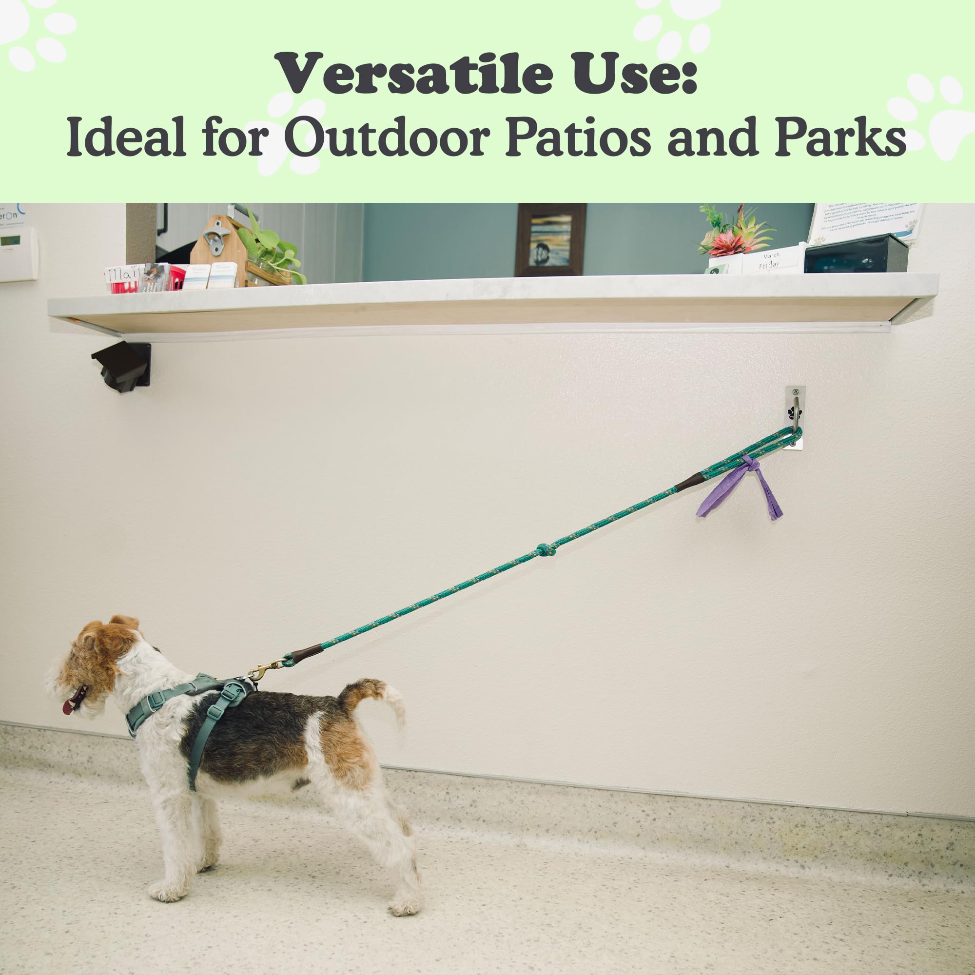 Doghook Canine Hitch: uso versátil para aseo canino.
