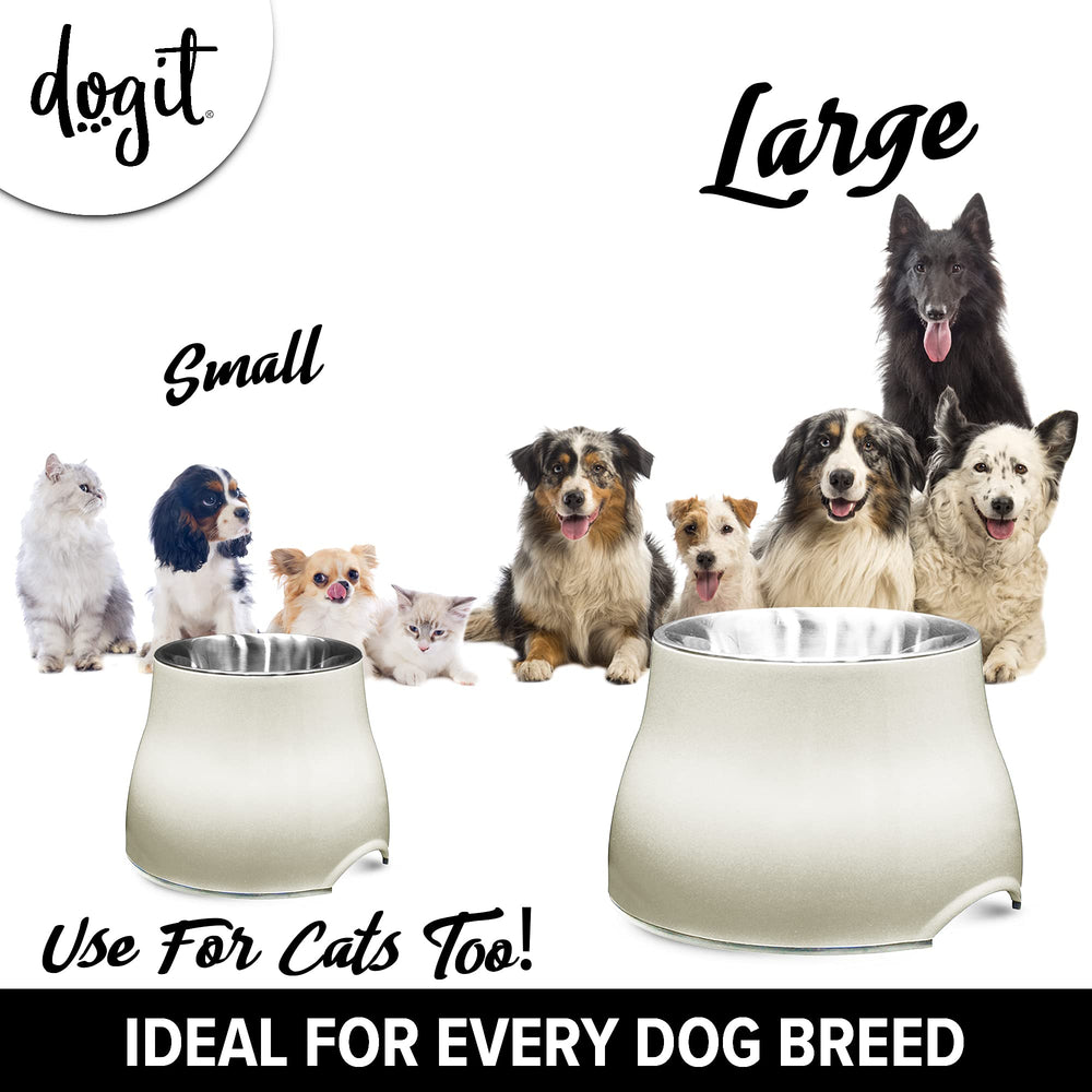 Dogit cuenco elevado para gatos, sirve para comida o agua
