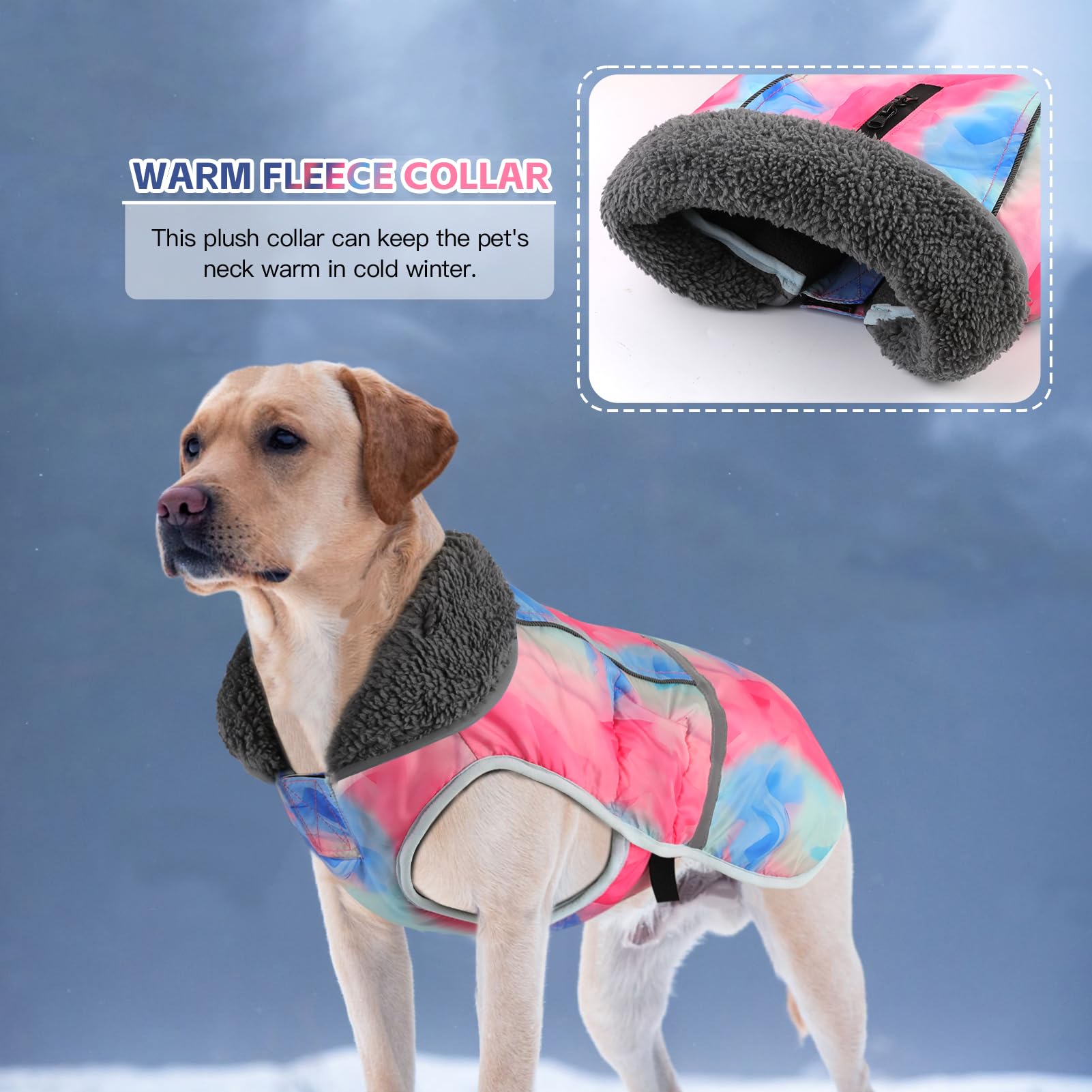 Doglay abrigo ideal para paseos invernales y uso exterior.