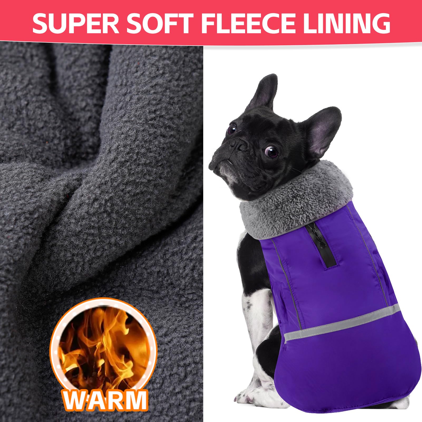 Doglay abrigo para exteriores, adecuado para senderismo, camping o nieve.