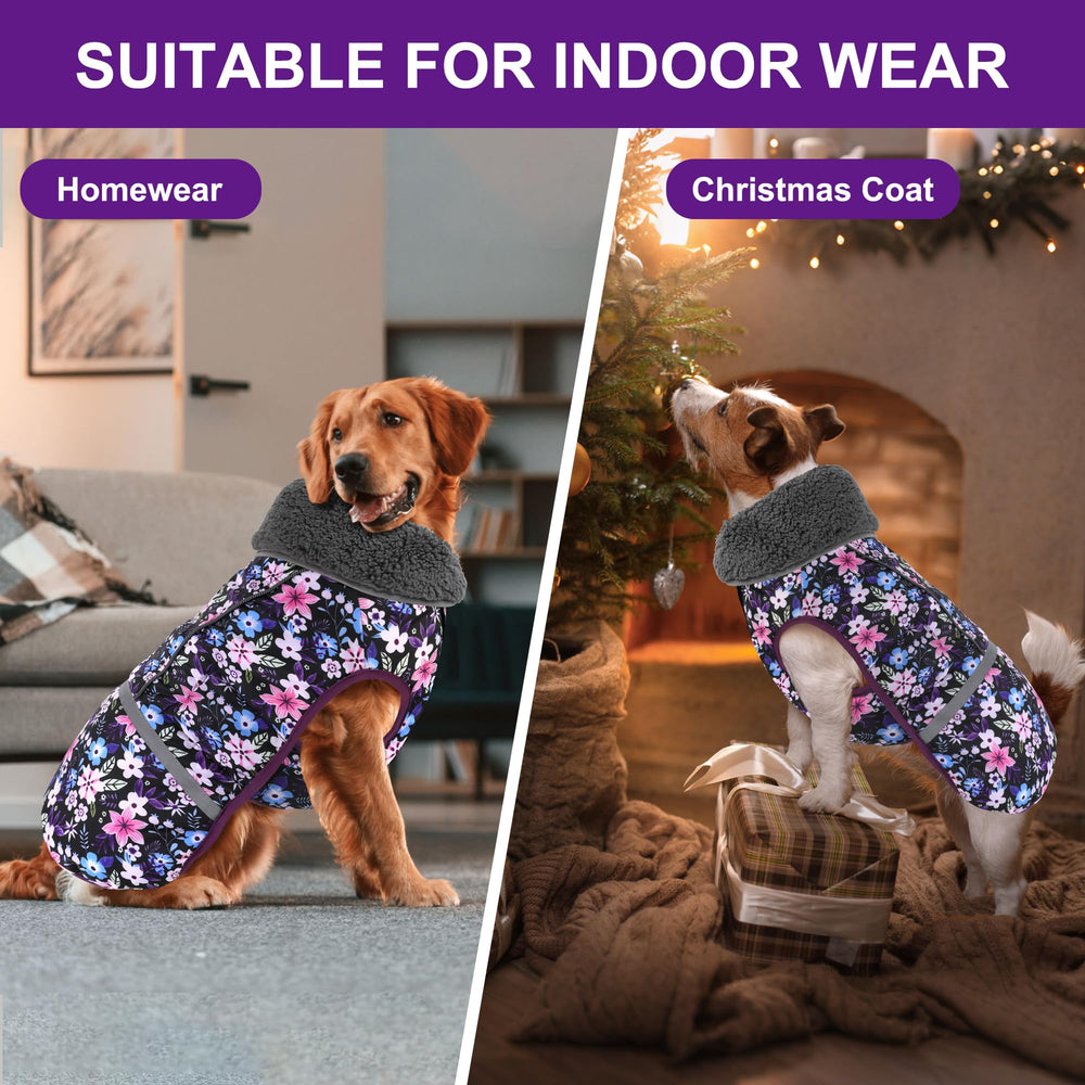 Doglay abrigo con cremallera impermeable para poner y quitar fácilmente