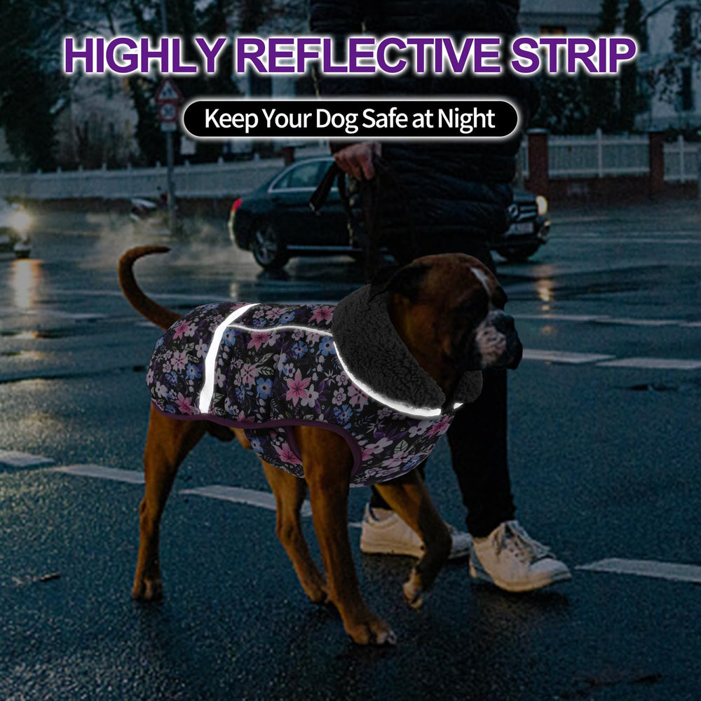 Doglay abrigo con cuello alto de felpa para aislamiento