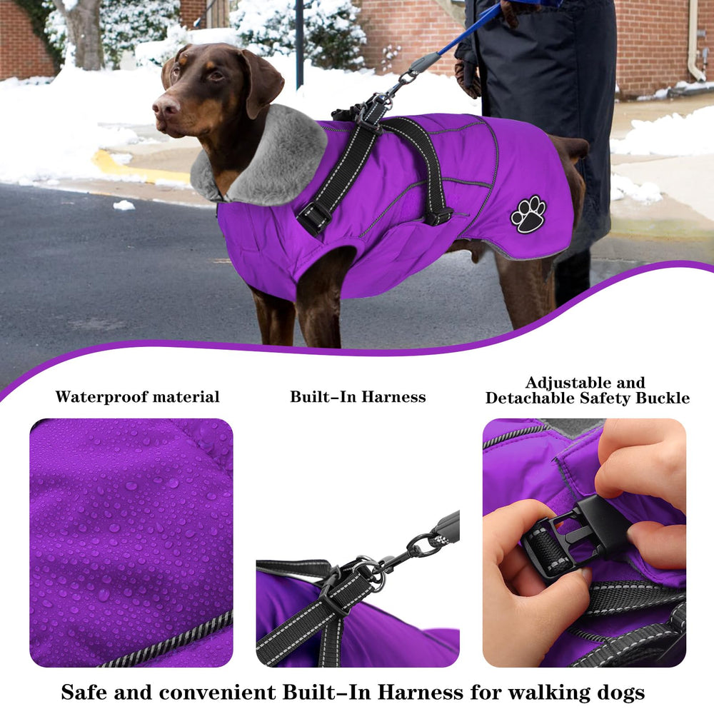 Doglay cierre de velcro ajustable en cuello y vientre para un ajuste cómodo.