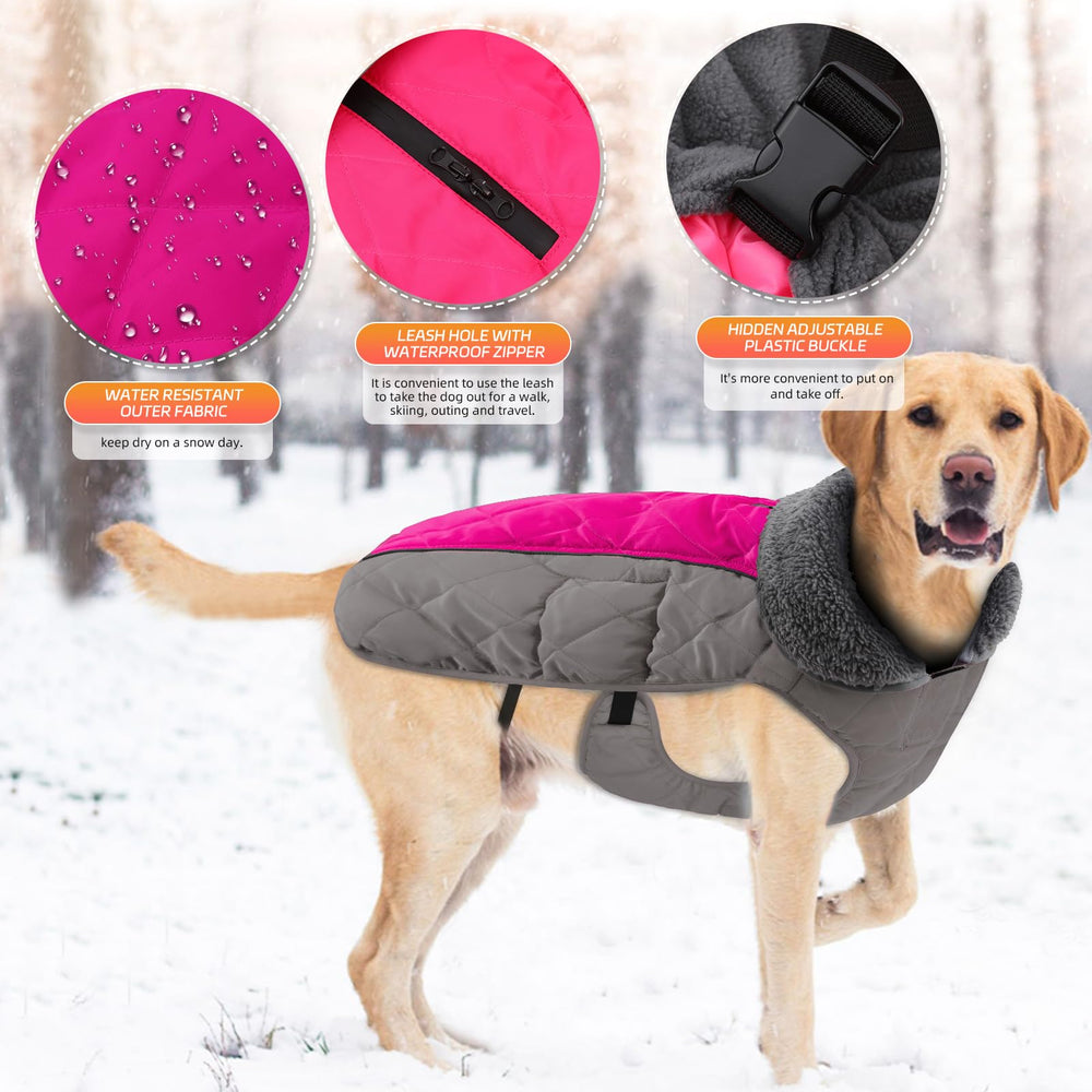 Doglay cuello de pelo grueso mantiene el cuello caliente y cómodo en días fríos