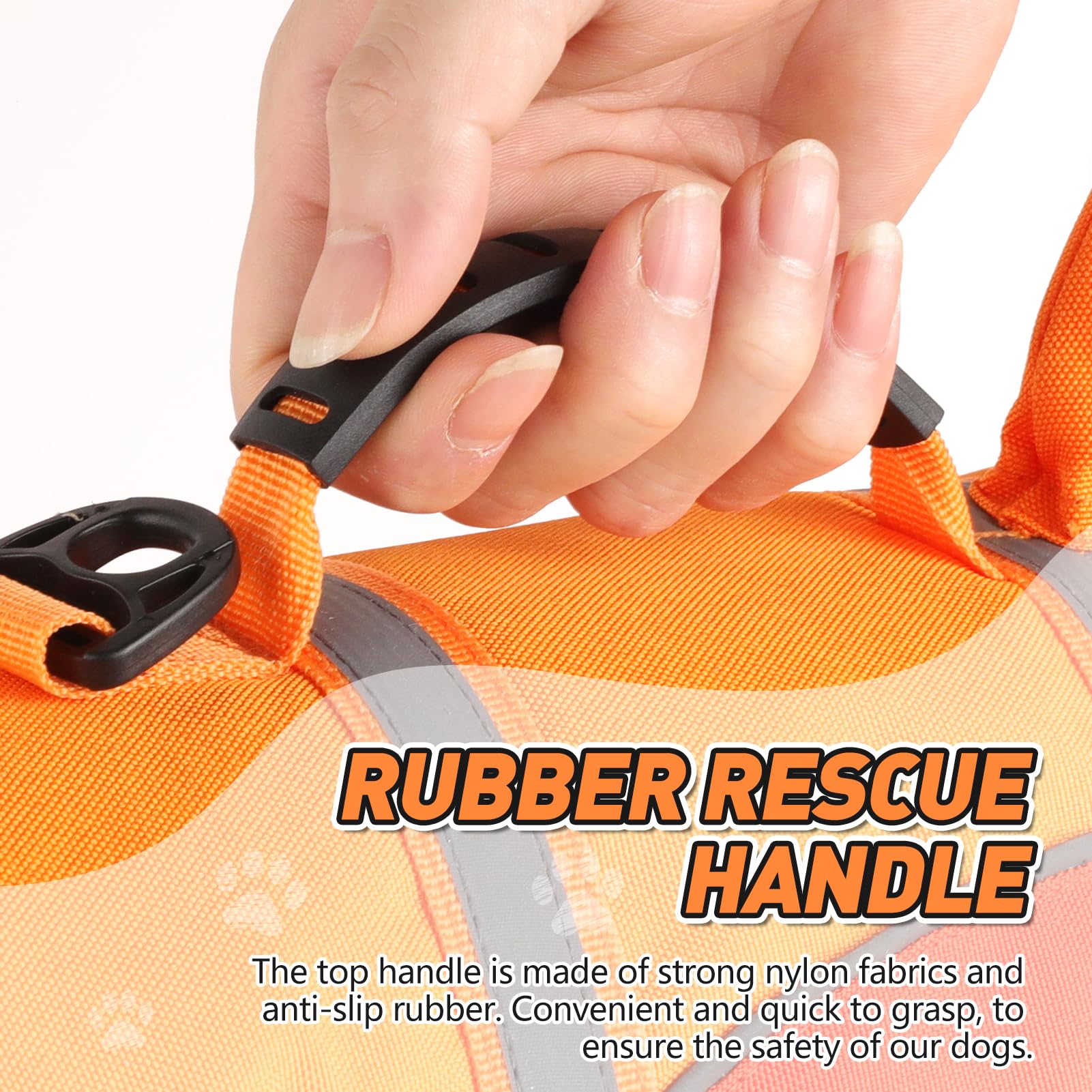 Doglay material ripstop nylon ofrece durabilidad para salidas al agua.