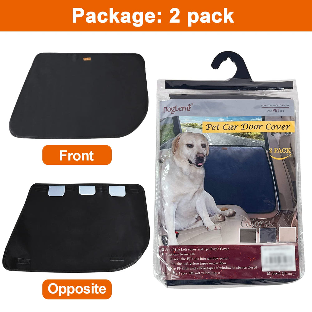 DogLemi instalación con insertos transparentes para ajuste seguro y aire exterior.