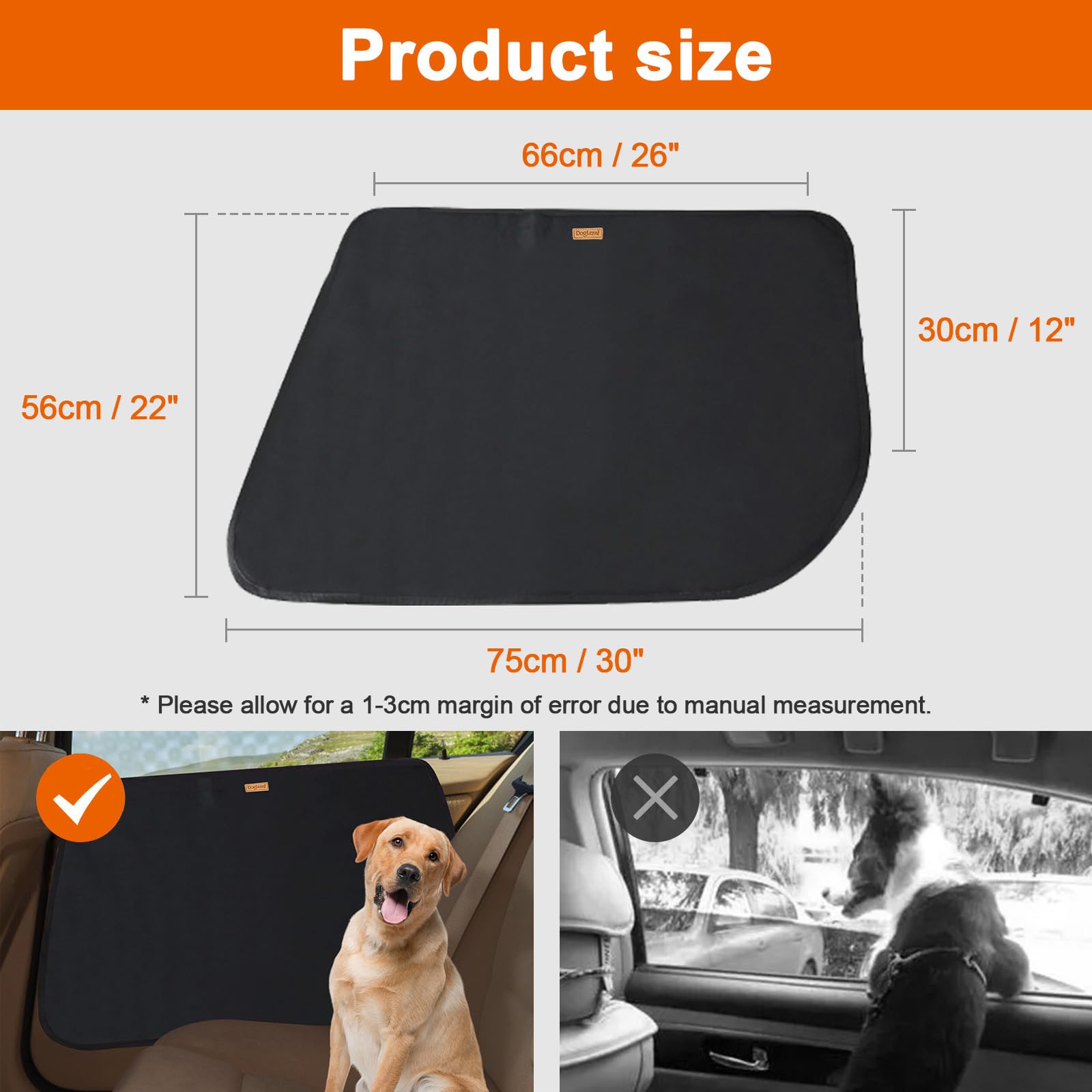 DogLemi tejido 600D Oxford impermeable mantiene el interior seco y limpio.